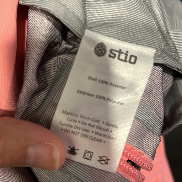 Stio Environ Women ski pant shell like new condition bubblegum pink large - Picture 10 of 10